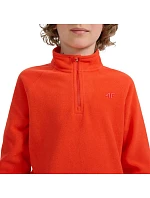 Chlapecká fleecová mikina  červená JWAW25UFLE 62S model 21727070 - 4F