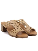 Dámske sandále na mieru béžové Sabatina