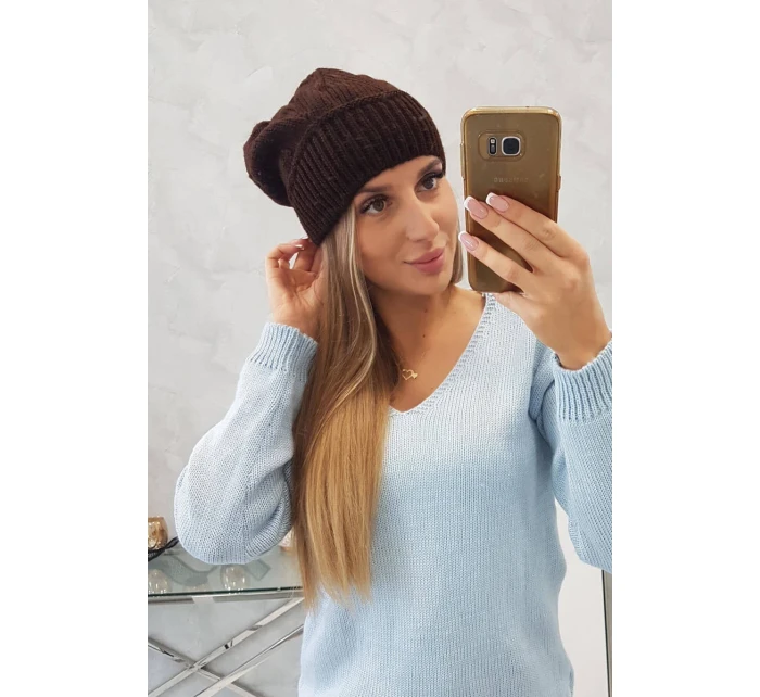 Dámská čepice Ingrid model 18752303 hnědá - K-Fashion