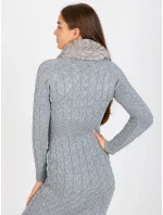 Tunelový šál AT KM S 8253.18 sivá Tunelový šál AT KM S 8253.18 sivá