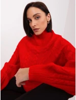 Sweter AT SW  czerwony model 19040824 - FPrice