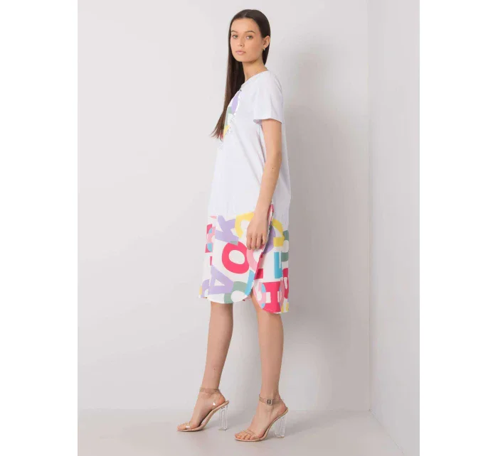 Šaty DHJ SK 13119.26P biela Šaty DHJ SK 13119.26P biela