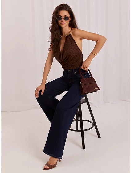 Spodnie jeans IR SP model 22272269 granatowy - FPrice Spodnie jeans IR SP model 22272269 granatowy - FPrice
