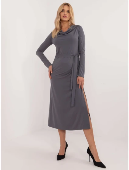 Šaty LK SK model 20546682 tmavě šedé - FPrice