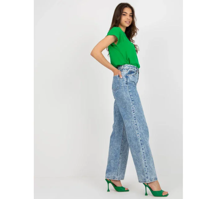 Spodnie jeans NM SP WJ23443.05X niebieski