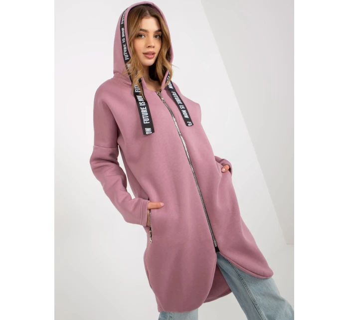 Mikina RV BL 6683.00P tmavo ružová