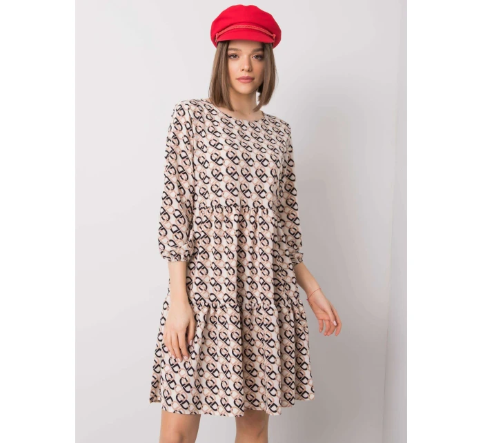 Šaty WN SK R821 1.65 svetlo béžová