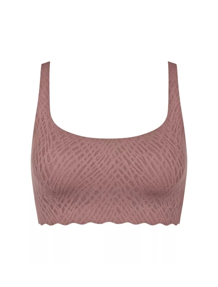 ZERO Feel Bliss Top - BROWN - hnedá 1141 - SLOGGI