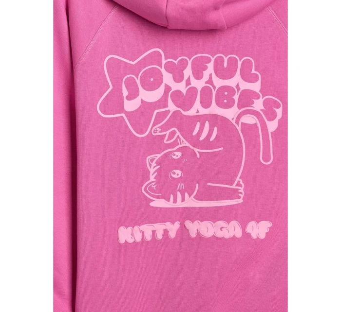 Dívčí mikina s kapucí model 21907215 - 4F