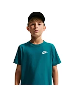 Dětské tričko Nike Sportswear, zelené, FZ5177 372