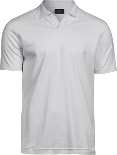 Tee Jays TJ 1404 Pánske luxusné ťažké elastické polo tričko z piké 18.1404 biele