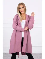 Tmavě růžová bunda s potiskem Tmavě růžová bunda s potiskem