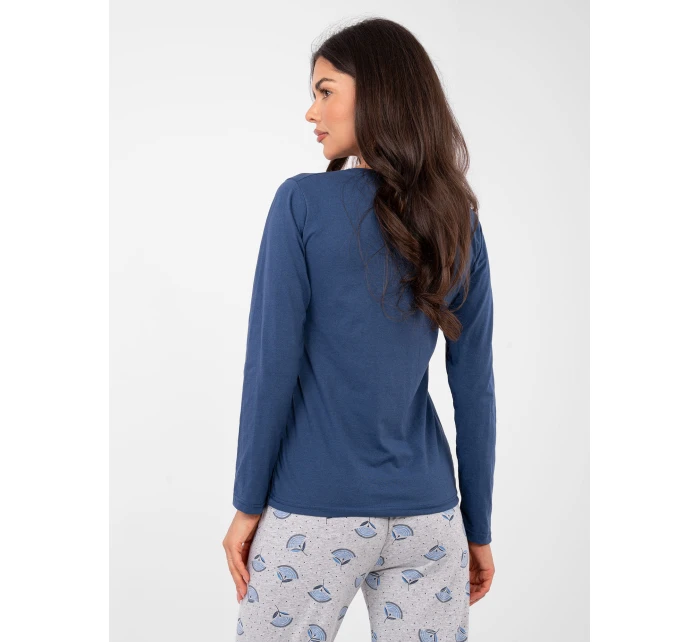 DU PI FP 008.30 tmavomodré pyžamo