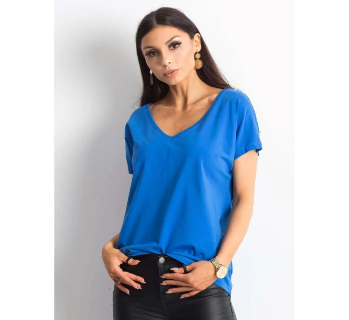 Tričko RV TS model 14820016 tmavě modrá - FPrice Tričko RV TS model 14820016 tmavě modrá - FPrice