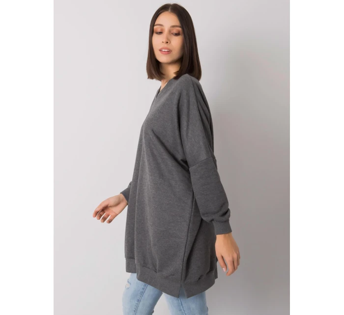 Tunika RV TU model 16292412 tmavě šedá - FPrice Tunika RV TU model 16292412 tmavě šedá - FPrice