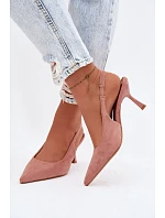 Sandále na podpätku model 226919 Vykročte štýlovo