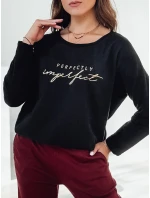 Dámska blúzka VIVILINES oversize s potlačou čierna FashionStreet RY2692