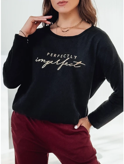 Dámska blúzka VIVILINES oversize s potlačou čierna FashionStreet RY2692