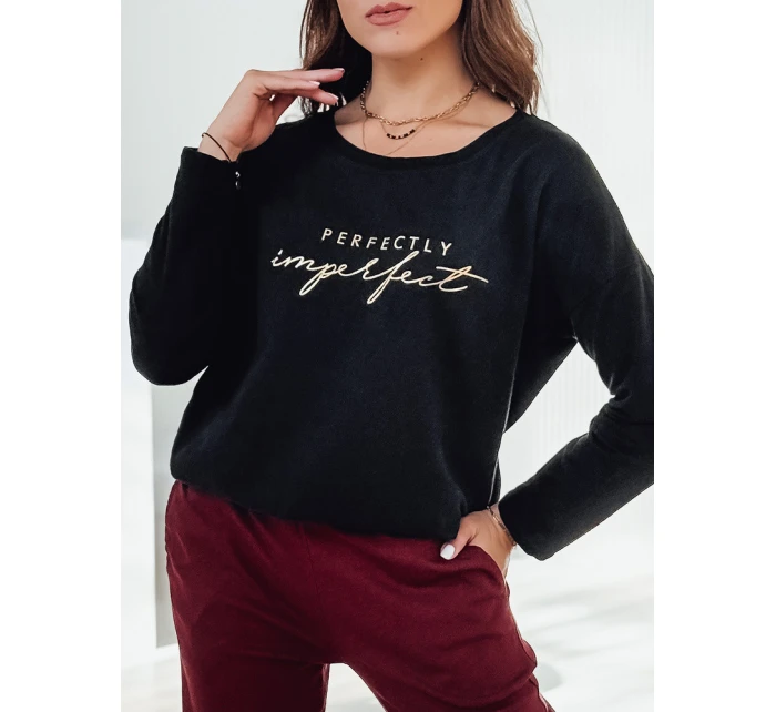 Dámska blúzka VIVILINES oversize s potlačou čierna FashionStreet RY2692