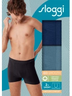 Pánske boxerky GO Smooth Short C2P - UNKNOWN - modré V003 - SLOGGI