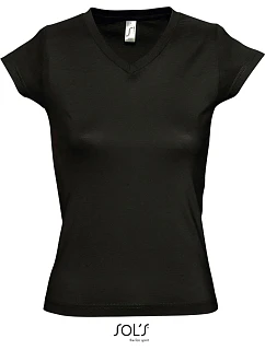 SOL'S Moon Dámské tričko s výstřihem do V model 22535295 black