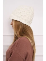 Fleecová čepice Roma ecru model 18749867 - K-Fashion Fleecová čepice Roma ecru model 18749867 - K-Fashion