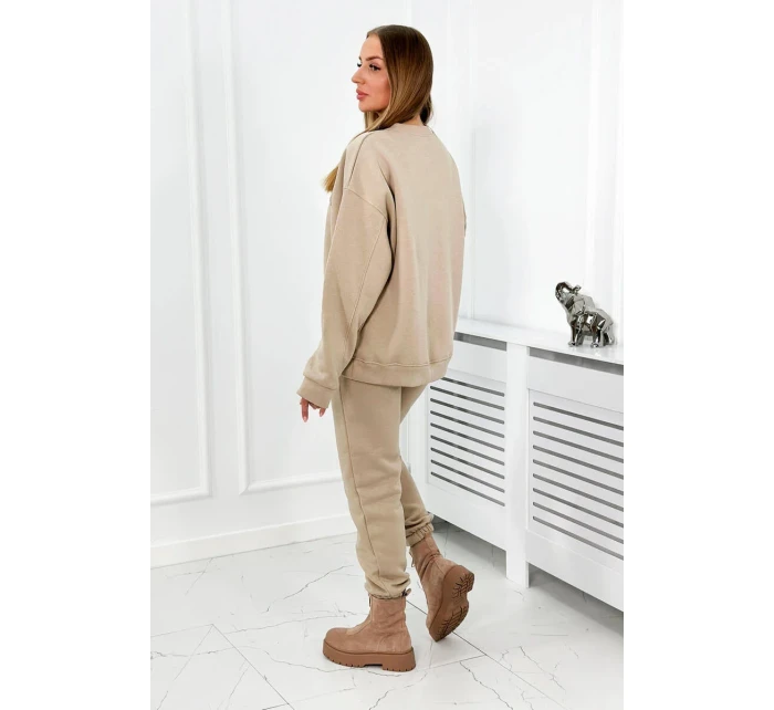 Izolovaná souprava model 18922107 světle béžová - K-Fashion