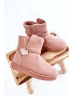 Dziecięce Botki Śniegowce Różowe May