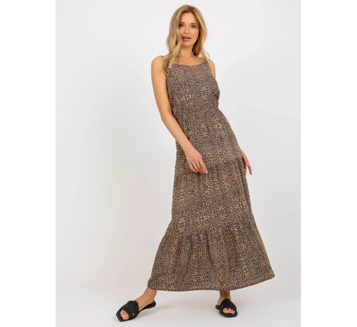 Šaty model 18372282 hnědé - FPrice