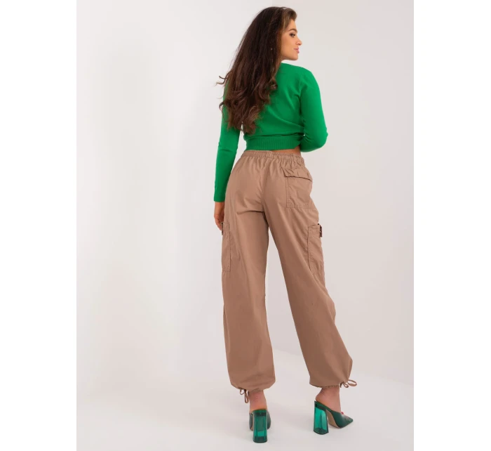 Spodnie model 19716219 jasny brązowy - FPrice