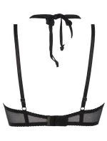 Mandľová želé podprsenka V-7831 Čierna/béžová - Axami