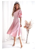 Večerné šaty model 208820 pink - With You Večerné šaty model 208820 pink - With You