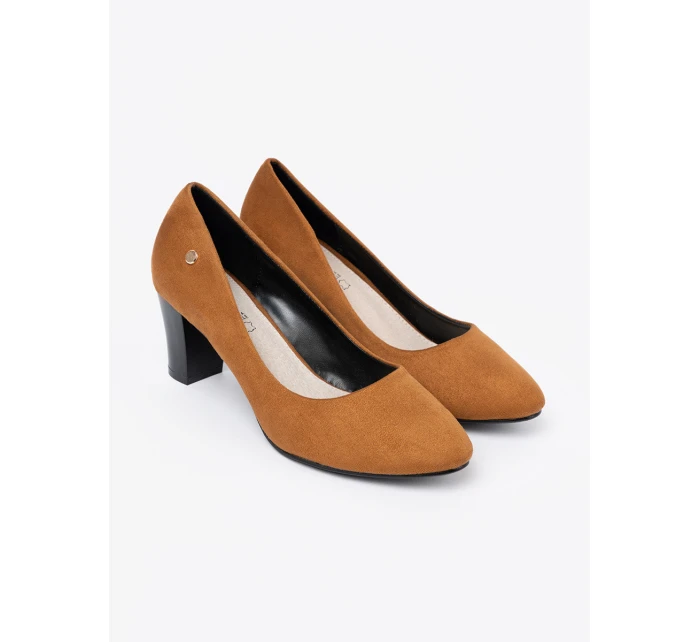 Módní lodičky model 21266916 dámské na širokém podpatku - GOODIN Módní lodičky model 21266916 dámské na širokém podpatku - GOODIN