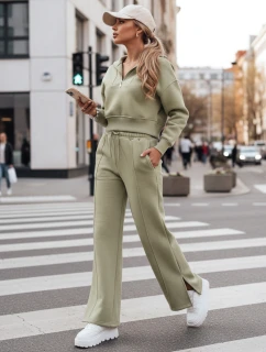 Dámske tepláky MARINO pistáciová FashionStreet AY0977