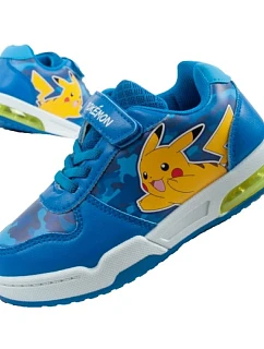 Leomil Detská športová obuv Pokemon Ľahké tenisky na suchý zips LED Blue