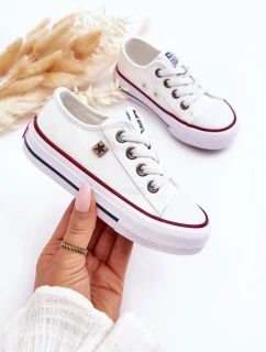 Dziecięce Klasyczne Trampki Big Star DD374160 Białe