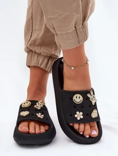 Dámské Pěnové Sandály S Černé model 21697207 - VINCEZA