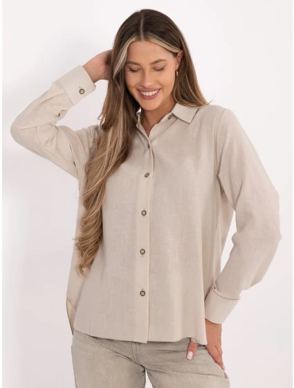 Košeľa LK KS 510109.70 béžová