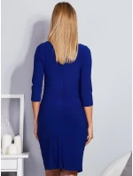 Sukienka NU SK model 21011433 kobaltowy - FPrice Sukienka NU SK model 21011433 kobaltowy - FPrice