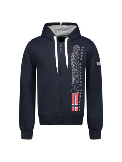 Pánska mikina s potlačou Fogora DB 100 WZ3065H/GN Dark Blue - Geographical Norway