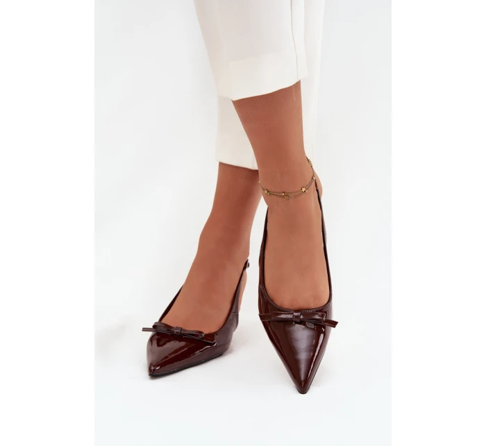 Lodičky na podpätku model 217686 Vykročte štýlovo