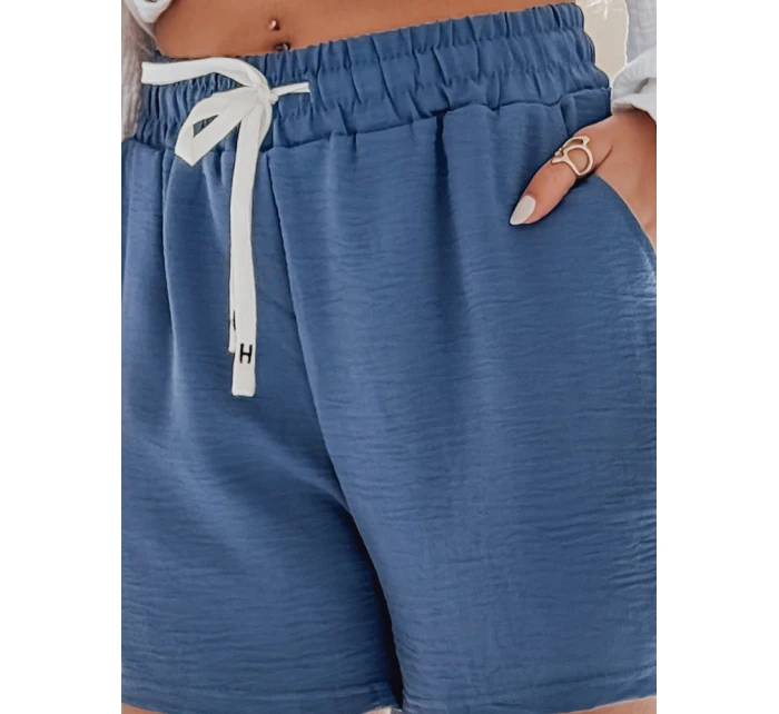 Dámske šortky HOT VIBE blue Dstreet SY0440