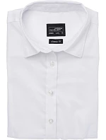 JN keprová halenka s krátkým rukávem 02.0 white model 22488329 - Daiber JN keprová halenka s krátkým rukávem 02.0 white model 22488329 - Daiber