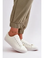 Damskie Skórzane Wiązane Klasyczne Trampki Białe Misima Damskie Skórzane Wiązane Klasyczne Trampki Białe Misima