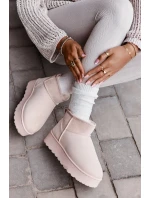 Dámske zateplené snežnice s kožušinou Light Beige Xamella Dámske zateplené snežnice s kožušinou Light Beige Xamella