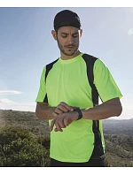 Daiber JN 306 Pánske bežecké tričko 02.0306 fluo žltá/čierna Daiber JN 306 Pánske bežecké tričko 02.0306 fluo žltá/čierna