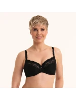 Podprsenka s kosticami Eloise . 5294 black - RosaFaia