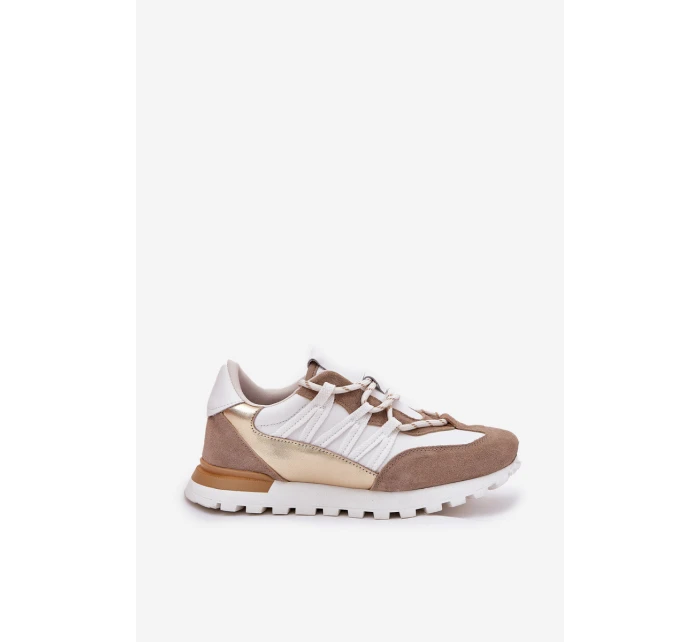 Kožené Polobotky Sneakers Dámské model 21693232 - Artiker