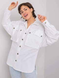 Biela košeľa s vreckami Elora RUE PARIS