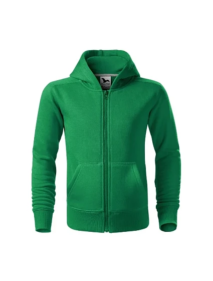 Trendy Zipper mikina dětská středně zelená Trendy Zipper mikina dětská středně zelená
